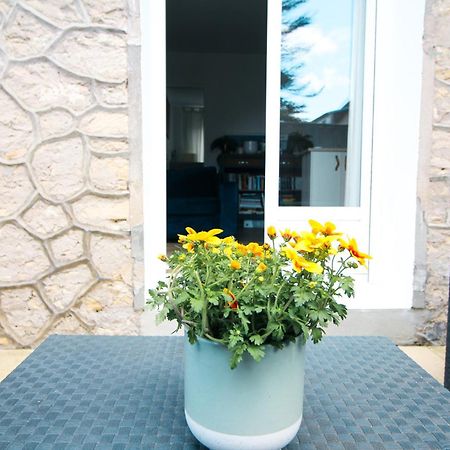 Appartement Avec Terrasse Privee, Plage A Pied Saint-Aubin-Sur-Mer  Kültér fotó