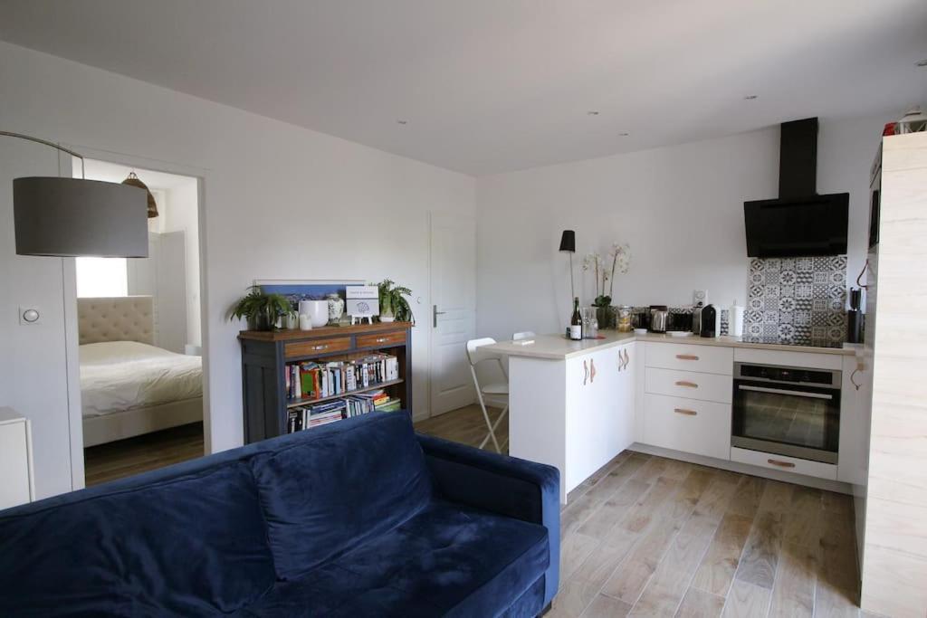 Appartement Avec Terrasse Privee, Plage A Pied Saint-Aubin-Sur-Mer  Kültér fotó
